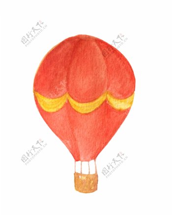 红皮气球卡通透明素材