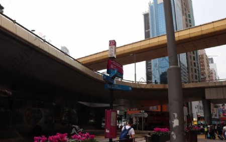 香港尖沙咀路标