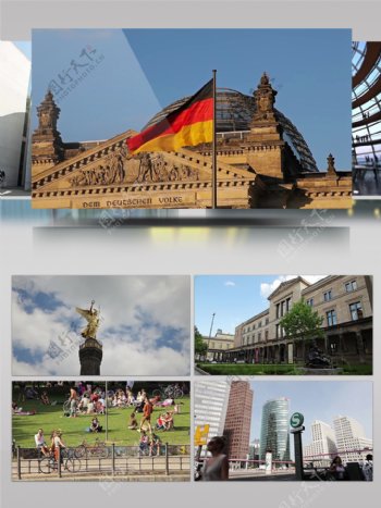德国的心脏首都柏林城市景观人文宣传片