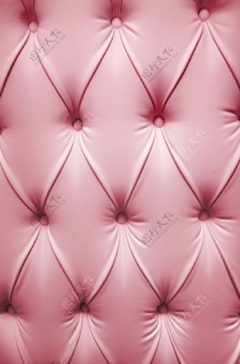 粉色皮质沙发软包