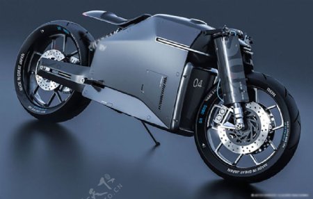 灰色模型概念摩托车jpg素材
