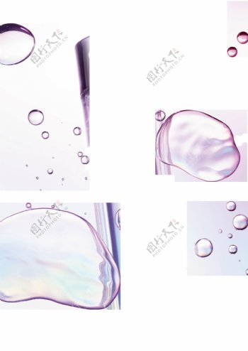 透明水滴水珠png元素