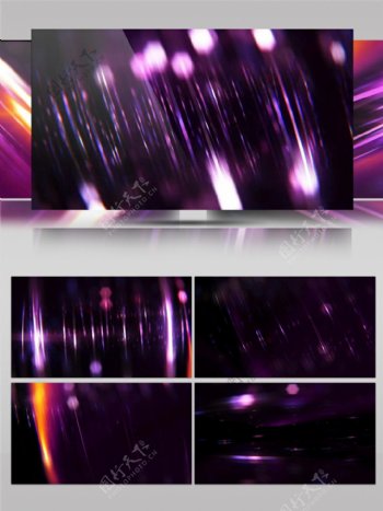 超炫的紫色常用灯光高清视频素材