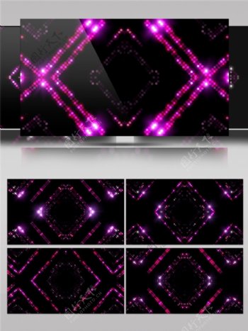 紫色光束网格高清视频素材