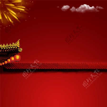 中国风喜庆新年主图设计