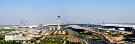 郑州机场T2航站楼全景图