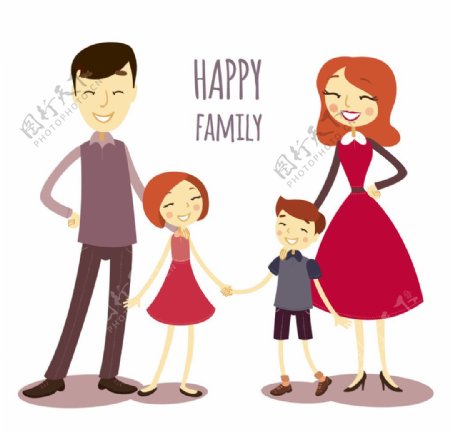 幸福的家庭插图