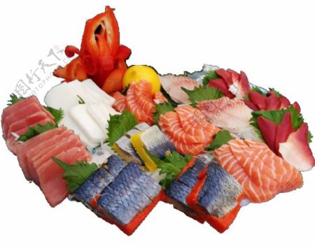 鲜美海鲜日式料理美食产品实物