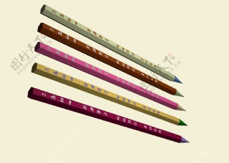 3DMAX铅笔