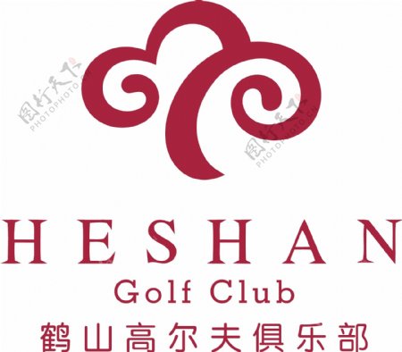 鹤山高尔夫俱乐部logo