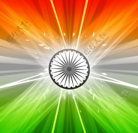 印度国旗图案