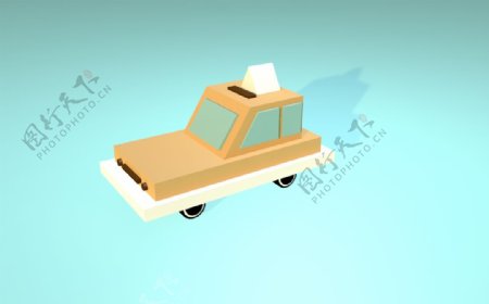 立方体小汽车模型制作