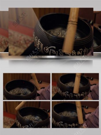 中国传统文化茶道茶具展示祈福祈求仪式