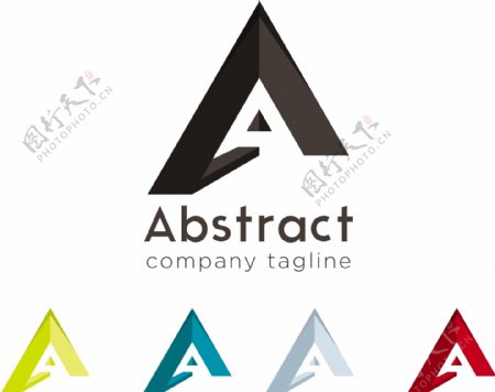 互联网A字母用途标识logo