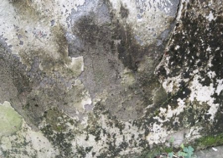石岩石石壁肮脏斑驳