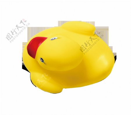 黄色立体鸭子玩具装饰素材