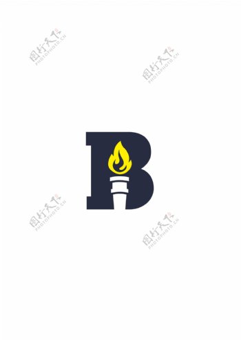 b字母logo图片