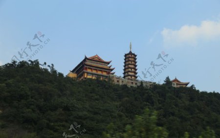 山顶寺庙