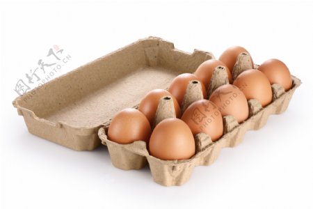 一盒鸡蛋特写