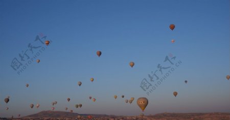 土耳其热气球早晨日出