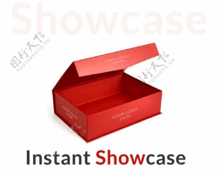 模型礼品盒模板红色盒子