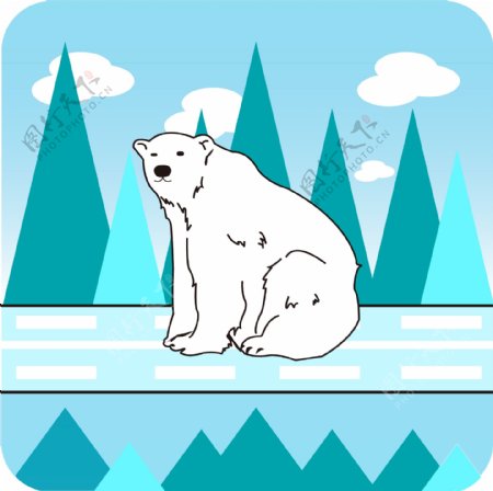 北极熊mbe素材