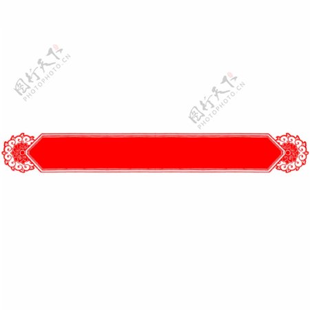 红色中国风边框古典优美可商用元素