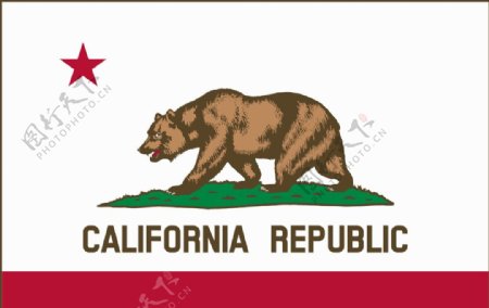 加利福利亚州州旗