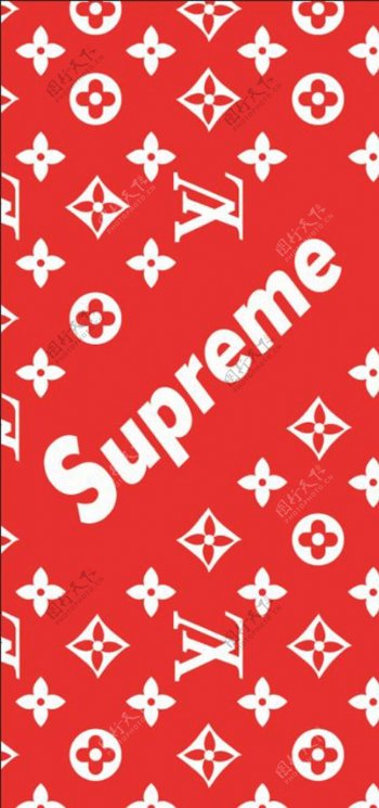 SUPREME超人logo