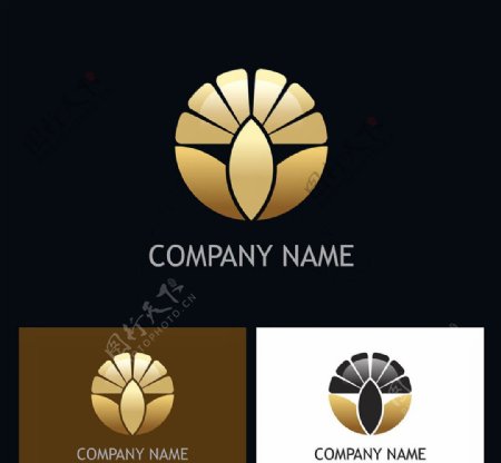 黑金创意logo设计11