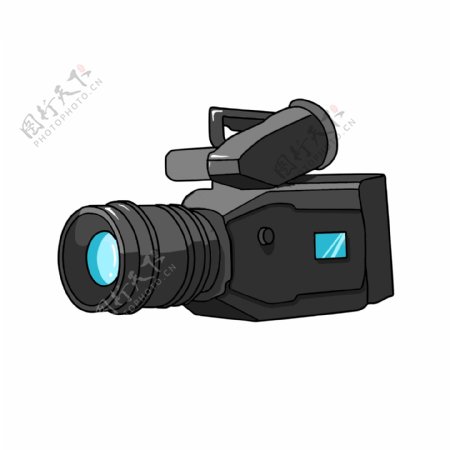 黑色录像摄影机器材可商用元素