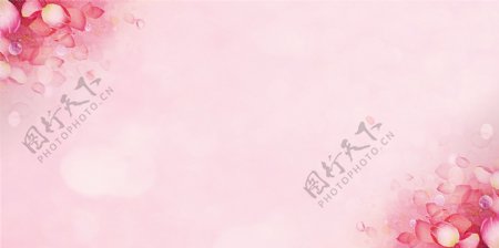 粉色清新情人节背景设计
