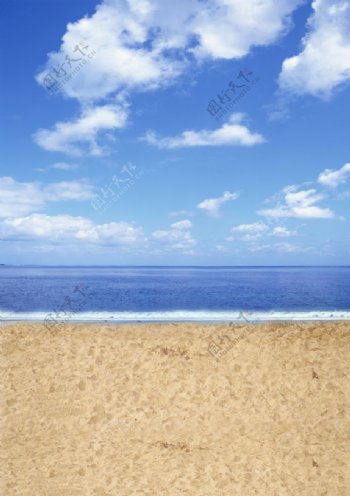海边沙滩风景