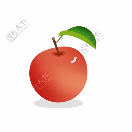 水果卡通手绘苹果素材可商用