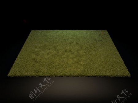 绿色地毯模型下载