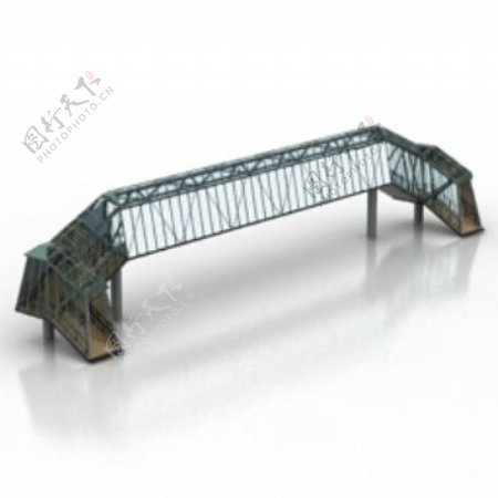 铁梁桥三维模型