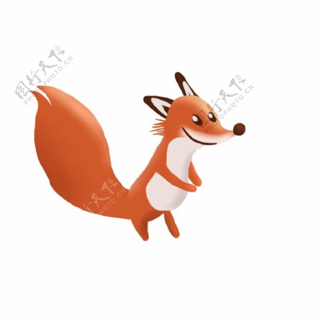 卡通手绘动物狐狸设计