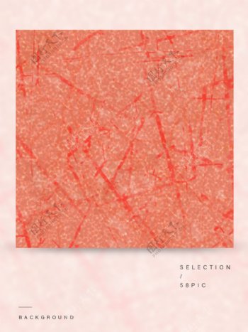 原创简约珊瑚色粉色裂纹质感广告主图背景
