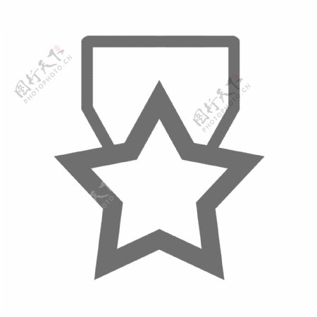 一个五角星icon