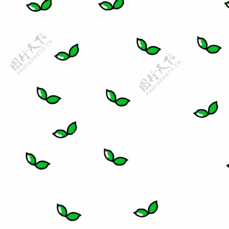 卡通植物绿叶下载