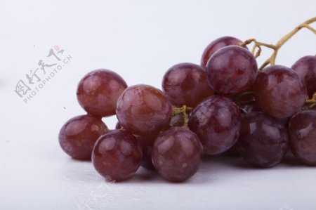 实物图摄影图新鲜水果葡萄