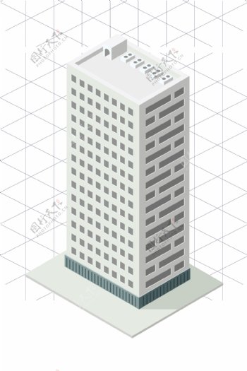 2.5D立体高楼大厦插图