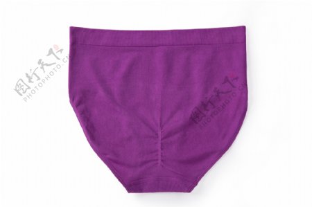 紫色女士内裤实物图摄影图