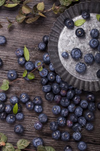 摄影图新鲜浆果蓝莓实物图2