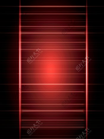 霓虹黑色红光线条简约背景图