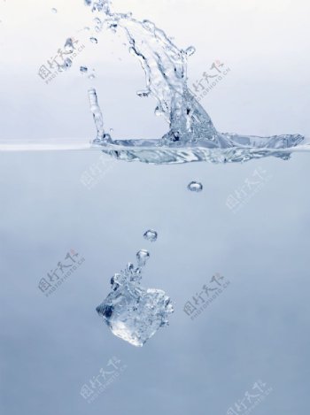 水珠水面水水素材气泡