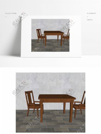 中式餐桌餐椅八仙桌