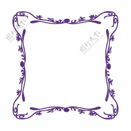 花纹紫色边框