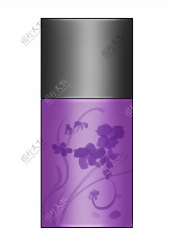 紫色化妆瓶用品插图