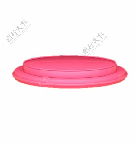 粉色的圆盘